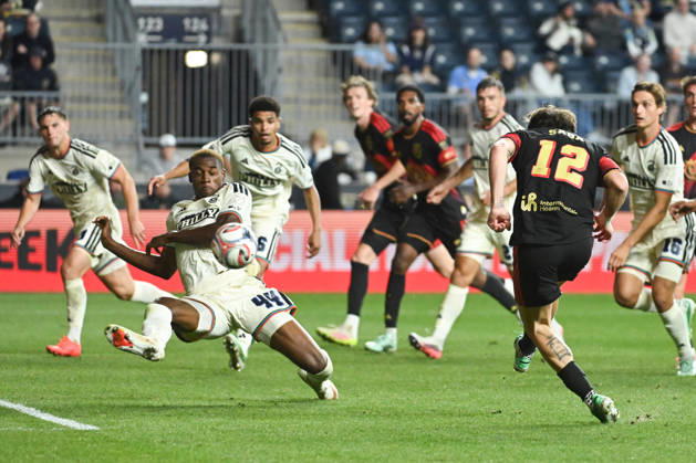 Philadelphia Union Vs Real Salt Lake - October 10, 2026 Saba Lobjanidze 12 of Real Salt Lake scores a goal during the Major League Soccer 2026 match between Philadelphia Union and Real Salt Lake at Subaru Park in Chester, Pennsylvania, United States, on October 10, 2026. Philadelphia United States Copyright: xJackxMegawx originalFilename:megaw-philadel261010_npeKb