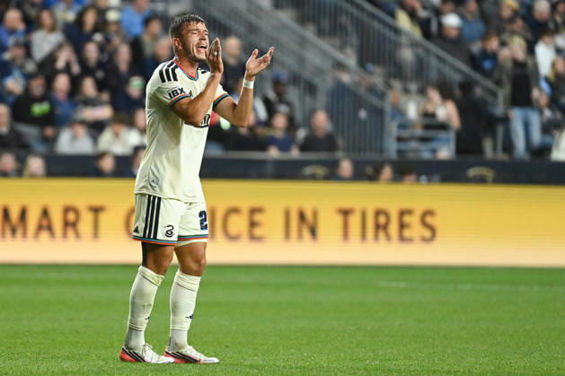 Philadelphia Union Vs Real Salt Lake - October 10, 2026 Kai Wagner 27 of the Philadelphia Union applauds his teammates during the Major League Soccer 2026 match between Philadelphia Union and Real Salt Lake at Subaru Park in Chester, Pennsylvania, on October 10, 2026. Philadelphia United States Copyright: xJackxMegawx originalFilename:megaw-philadel261010_npgp8
