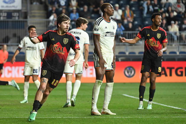 Philadelphia Union Vs Real Salt Lake - October 10, 2026 Saba Lobjanidze 12 of Real Salt Lake celebrates after scoring a goal during the Major League Soccer 2026 match between Philadelphia Union and Real Salt Lake at Subaru Park in Chester, Pennsylvania, on October 10, 2026. Philadelphia United States Copyright: xJackxMegawx originalFilename:megaw-philadel261010_npLEA