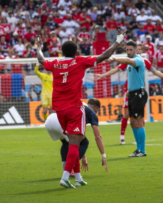 Chicago Fire FC V New York City FC - MLS, Fussball Herren, USA - October 10, 2026 Maren Haile-Selassie ( 7) of Chicago Fire FC appeals to the referee during the match between Chicago Fire FC and New York City FC at Soldier Field Stadium in Chicago, United States, on October 10, 2026. Chicago IL United States  Copyright: xRichardxNicholsx originalFilename:nichols-chicagof261010_npD4V