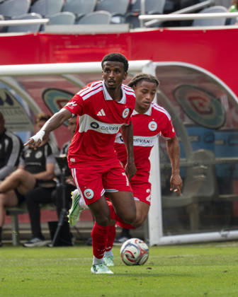 Chicago Fire FC V New York City FC - MLS, Fussball Herren, USA - October 10, 2026 Maren Haile-Selassie ( 7) of Chicago Fire FC is in action during the match between Chicago Fire FC and New York City FC at Soldier Field Stadium in Chicago, United States, on October 10, 2026. Chicago IL United States  Copyright: xRichardxNicholsx originalFilename:nichols-chicagof261010_npqvs