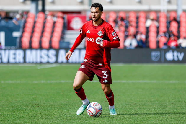 Toronto FC v CF Montreal Matheus Pereira 3 of Toronto FC runs with the ball during a Major League Soccer game between Toronto FC and CF Montreal at BMO Field in Toronto, Ontario, Canada, on October 10, 2026. Toronto Ontario Canada Copyright: xIndrawanxKumalax originalFilename:kumala-majorlea261010_npnyE