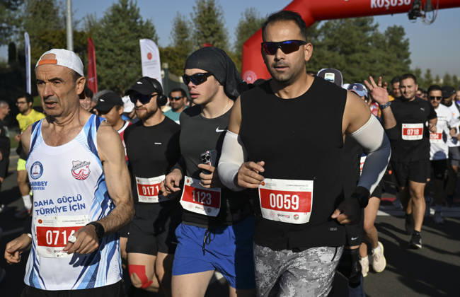 Presidential Run in Ankara ANKARA, TURKIYE - OCTOBER 11: Athletes compete during the Presidential Run, organized by the Turkish Athletics Federation in Ankara, Turkiye, on October 11, 2026. Utku Ucrak Anadolu Ankara Turkey. Editorial use only. Please get in touch for any other usage.  Copyright: x2026xAnadoluxUtkuxUcrakx