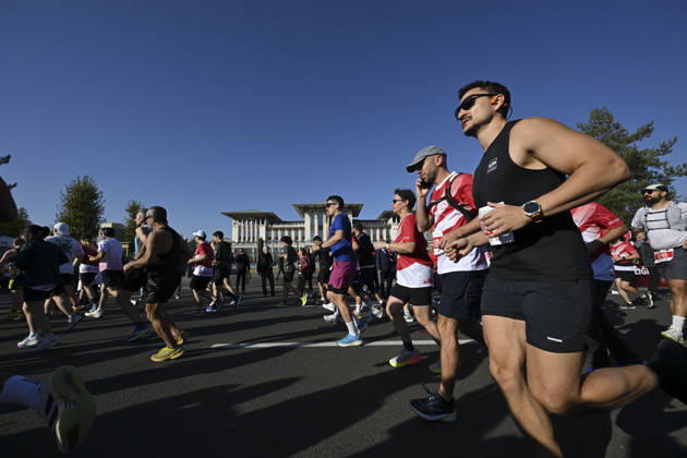 Presidential Run in Ankara ANKARA, TURKIYE - OCTOBER 11: Athletes compete during the Presidential Run, organized by the Turkish Athletics Federation in Ankara, Turkiye, on October 11, 2026. Utku Ucrak Anadolu Ankara Turkey. Editorial use only. Please get in touch for any other usage.  Copyright: x2026xAnadoluxUtkuxUcrakx