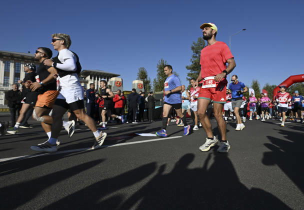 Presidential Run in Ankara ANKARA, TURKIYE - OCTOBER 11: Athletes compete during the Presidential Run, organized by the Turkish Athletics Federation in Ankara, Turkiye, on October 11, 2026. Utku Ucrak Anadolu Ankara Turkey. Editorial use only. Please get in touch for any other usage.  Copyright: x2026xAnadoluxUtkuxUcrakx