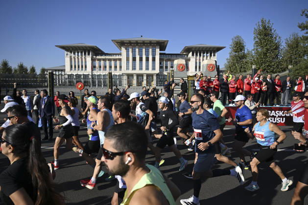 Presidential Run in Ankara ANKARA, TURKIYE - OCTOBER 11: Athletes compete during the Presidential Run, organized by the Turkish Athletics Federation in Ankara, Turkiye, on October 11, 2026. Utku Ucrak Anadolu Ankara Turkey. Editorial use only. Please get in touch for any other usage.  Copyright: x2026xAnadoluxUtkuxUcrakx