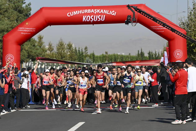 Presidential Run in Ankara ANKARA, TURKIYE - OCTOBER 11: Participants take part in the Presidential Run, organized by the Turkish Athletics Federation, in Ankara, Turkiye, on October 11, 2026. Utku Ucrak Anadolu Ankara Turkey. Editorial use only. Please get in touch for any other usage. Copyright: x2026xAnadoluxUtkuxUcrakx