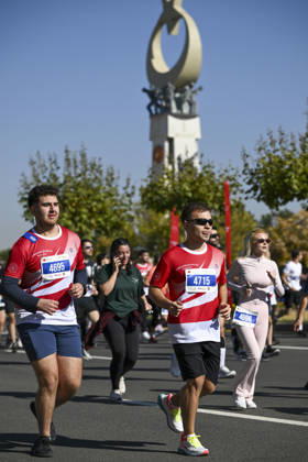 Presidential Run in Ankara ANKARA, TURKIYE - OCTOBER 11: Participants take part in the Presidential Run, organized by the Turkish Athletics Federation, in Ankara, Turkiye, on October 11, 2026. Utku Ucrak Anadolu Ankara Turkey. Editorial use only. Please get in touch for any other usage. Copyright: x2026xAnadoluxUtkuxUcrakx