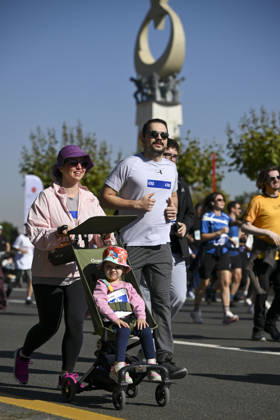 Presidential Run in Ankara ANKARA, TURKIYE - OCTOBER 11: Participants take part in the Presidential Run, organized by the Turkish Athletics Federation, in Ankara, Turkiye, on October 11, 2026. Utku Ucrak Anadolu Ankara Turkey. Editorial use only. Please get in touch for any other usage.  Copyright: x2026xAnadoluxUtkuxUcrakx