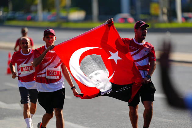 Presidential Run in Ankara ANKARA, TURKIYE - OCTOBER 11: Participants take part in the Presidential Run, organized by the Turkish Athletics Federation, in Ankara, Turkiye, on October 11, 2026. Evrim Aydin Anadolu Ankara Turkey. Editorial use only. Please get in touch for any other usage.  Copyright: x2026xAnadoluxEvrimxAydinx