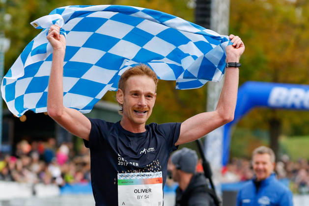 2026 Munich Marathon, Munich, October 11, 2026: Oliver TZSCHOPPE (GER, LG Erlangen) won the Bavarian Marathon Championship with a time of 02:29:44, Munich, October 11, 2026 Copyright: xBEAUTIFULxSPORTS Kellererx