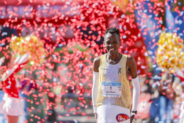 Sport Bilder des Tages RUNNING - Graz Marathon 2026 GRAZ,AUSTRIA,11.OCT.26 - RUNNING - Graz Marathon. Image shows John Maina Ndirangu (KEN).  GEPAxpictures xMatthiasxTrinkl