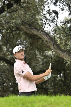 October 11, 2026, Madrid, Madrid, Spain: LUDVIG o¦BERG of Sweden hits the ball off the tee during the Open de EspaoÂ±a presented by Madrid at Club de Campo Villa de Madrid on October 11, 2026 in Madrid, Spain. Madrid Spain - ZUMAc312 20261011_zsp_c312_028 Copyright: xOscarxManuelxSanchezx