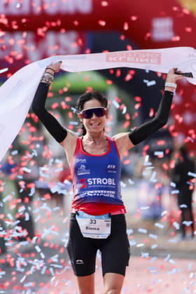RUNNING - Graz Marathon 2026 GRAZ,AUSTRIA,11.OCT.26 - RUNNING - Graz Marathon. Image shows the rejoicing of Bianca Ederer (AUT).  GEPAxpictures xMatthiasxTrinkl