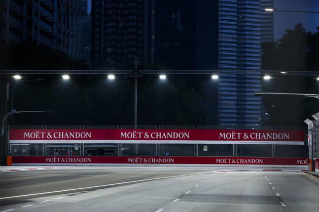F1 - SINGAPORE GRAND PRIX 2026 MoÃ«t & Chandon branding illustration during the 2026 Formula 1 Singapore Grand Prix, 17th round of the 2026 Formula One World Championship, WM, Weltmeisterschaft from October 9 to 11, 2026 on the Marina Bay Street Circuit, in Singapore, Singapore - SingaporeSingapore  Copyright: xDPPIx