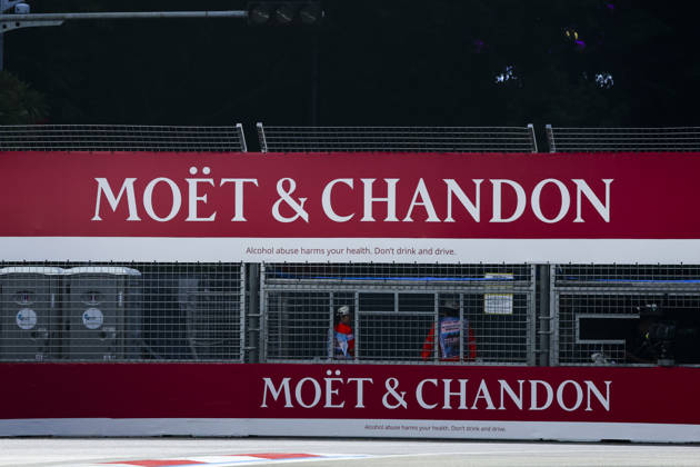 F1 - SINGAPORE GRAND PRIX 2026 MoÃ«t & Chandon branding illustration during the 2026 Formula 1 Singapore Grand Prix, 17th round of the 2026 Formula One World Championship, WM, Weltmeisterschaft from October 9 to 11, 2026 on the Marina Bay Street Circuit, in Singapore, Singapore - SingaporeSingapore  Copyright: xDPPIx