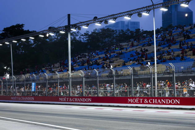 F1 - SINGAPORE GRAND PRIX 2026 MoÃ«t & Chandon branding illustration during the 2026 Formula 1 Singapore Grand Prix, 17th round of the 2026 Formula One World Championship, WM, Weltmeisterschaft from October 9 to 11, 2026 on the Marina Bay Street Circuit, in Singapore, Singapore - SingaporeSingapore  Copyright: xDPPIx