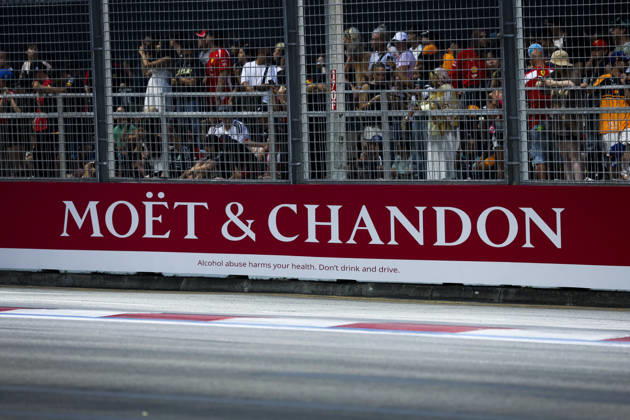 F1 - SINGAPORE GRAND PRIX 2026 MoÃ«t & Chandon branding illustration during the 2026 Formula 1 Singapore Grand Prix, 17th round of the 2026 Formula One World Championship, WM, Weltmeisterschaft from October 9 to 11, 2026 on the Marina Bay Street Circuit, in Singapore, Singapore - SingaporeSingapore  Copyright: xDPPIx
