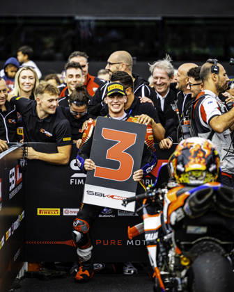 October 11, 2026, Cascais, Lisbon, Portugal: Alberto Surra of Motocorsa Racing during the Tissot Superpole Race of the FIM Superbike World Championship, WM, Weltmeisterschaft at Circuito Estoril on October 11, 2026 in Cascais, Portugal. Motorsports 2026: WorldSBK - Tissot Estoril Round  - ZUMAr200 20261011_zsp_r200_039 Copyright: xNunoxReisinhox