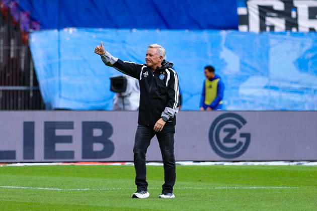 GC Zurich vs. BSC Young Boys, Brack Super League, October 11, 2026; Olaf Janßen, Head Coach, Grasshopper Club Zurich in the Brack Super League match between Grasshopper Club Zurich (GCZ) and BSC Young Boys (YB) on October 11, 2026, at Letzigrund Stadium in Zurich, Switzerland Zurich Letzigrund Stadium Zurich Switzerland