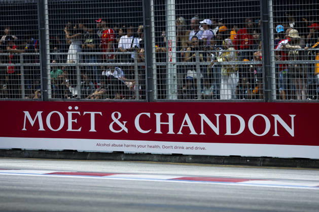 F1 - SINGAPORE GRAND PRIX 2026 MoÃ«t & Chandon branding illustration during the 2026 Formula 1 Singapore Grand Prix, 17th round of the 2026 Formula One World Championship, WM, Weltmeisterschaft from October 9 to 11, 2026 on the Marina Bay Street Circuit, in Singapore, Singapore - SingaporeSingapore  Copyright: xDPPIx