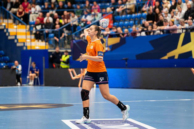 HSG Blomberg Lippe (GER) vs. Odense Handbold (DEN), Handball, EHF Champions League Women, Group Stage, October 11, 2026, 2026–2027 Season, Lemgo’s Helene Gigstad Fauske and Odense Handbold, No. 08 building up play at the Lemgo Phoenix Contact Arena in Germany