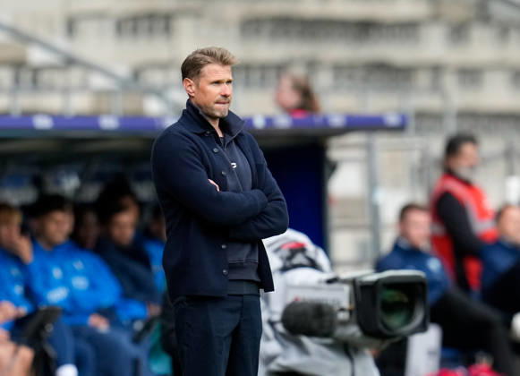 Oliver Kirch, DSC Arminia Bielefeld, Head Coach (GER), VfL Bochum 1848 vs. DSC Arminia Bielefeld, 2. Bundesliga, Matchday 7, 2026–27 season, Vonovia Ruhrstadion, Bochum, October 11, 2026 DFL REGULATIONS PROHIBIT ANY USE OF PHOTOGRAPHS AS IMAGE SEQUENCES AND OR QUASI-VIDEO VfL Bochum 1848 vs. DSC Arminia Bielefeld, 2. Bundesliga, Matchday 7, 2026–27 Season, October 11, 2026, Bochum Copyright: xEibner-Pressefoto ScottxColemanx EP_SCN