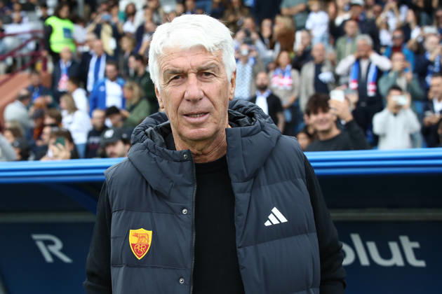 IPA89547449 - October 11, 2026 Como vs. AS Roma (Serie A) Sports; Soccer; Matchday 6& xD;Pictured: Gasperini& xD;(Photo by Gino Mancini) Copyright: xGinoxMancini IPAxSportx xx IPA89547449