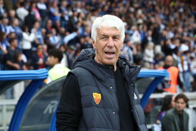 IPA89547606 - October 11, 2026 Como vs. AS Roma (Serie A) Sports; Soccer; Matchday 6& xD;Pictured: Gasperini& xD;(Photo by Gino Mancini) Copyright: xGinoxMancini IPAxSportx xx IPA89547606