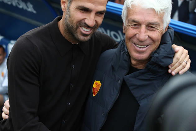 IPA89547610 - October 11, 2026 Como vs. AS Roma (Serie A) Sports; Soccer; Matchday 6& xD;In the photo: Gasperini, Fabregas& xD;(Photo by Gino Mancini) Copyright: xGinoxMancini IPAxSportx xx IPA89547610