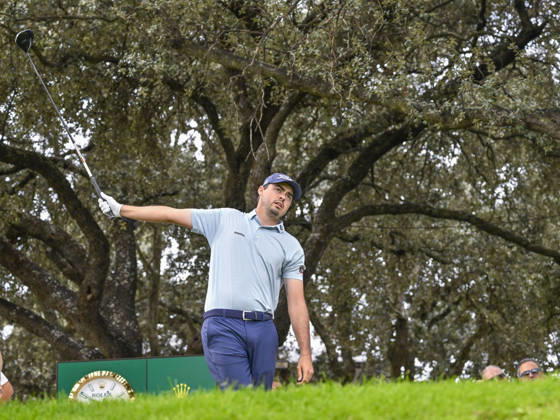 October 11, 2026, Madrid, Madrid, Spain: JACOB SKOV OLESEN of Denmark hits the ball off the tee during the Open de Espao±a presented by Madrid at Club de Campo Villa de Madrid on October 11, 2026 in Madrid, Spain. Madrid Spain - ZUMAc312 20261011_zsp_c312_041 Copyright: xOscarxManuelxSanchezx