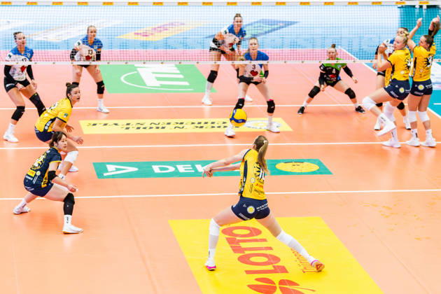 October 10, 2026, GER, Volleyball, Dekra 1st Division, Women, Season 26–27, Regular Season, VfB Suhl Lotto Thuringia Skurios Volleys Borken Lucia Herdova VfB Suhl Lotto Thuringia 98527 Suhl Wolfsgrube Sports Hall Thuringia Germany