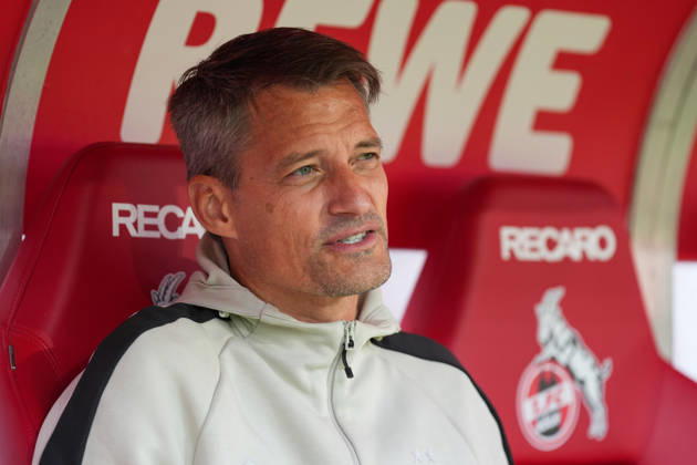 October 11, 2026, xydrx, Men s, Soccer, Bundesliga 1, 1. FC Köln vs. Borussia Mönchengladbach, 2026–2027 season, RheinEnergieSTADION Alexander Blessin, Head Coach of Borussia Mönchengladbach. DFB regulations prohibit any use of photographs as image sequences and or quasi-video. Copyright: HMBxMedia YannisxDreimann