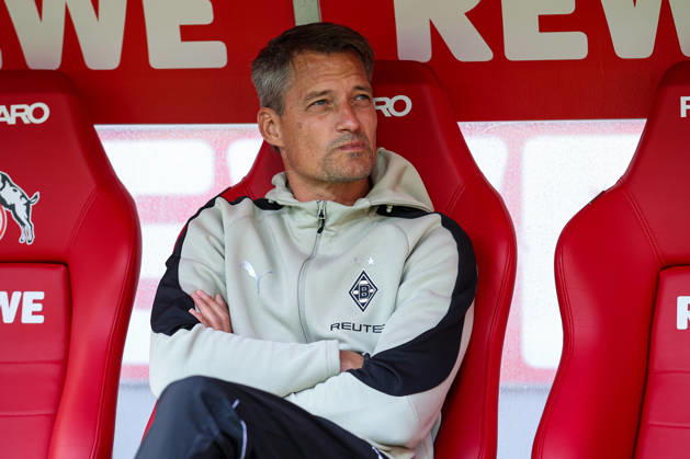 1 Bundesliga 26 27 1 FC Cologne vs. Borussia Mönchengladbach on October 11, 2026, at the RheinEnergieSTADION in Cologne; Coach: Alexander Blessin, Mönchengladbach MH