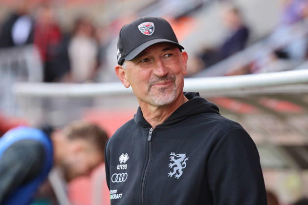 Today marks the first match day for Coach Achim Beierlorzer, head coach of FC Ingolstadt 04, in the game between FC Ingolstadt 04 and SV Wehen Wiesbaden on October 11, 2026, DFB regulations prohibit any use of photographs as image sequences and or quasi-video. GER, Soccer, 3. Liga, Matchday 8, FC Ingolstadt 04 vs. SV Wehen Wiesbaden, October 11, 2026, Audi Sportpark Ingolstadt Copyright: xEibner-Pressefoto OliverxSTRISCHx EP-OSH