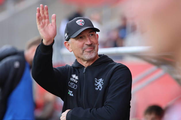 Today marks the first match day for Coach Achim Beierlorzer, head coach of FC Ingolstadt 04, in the game between FC Ingolstadt 04 and SV Wehen Wiesbaden on October 11, 2026, DFB regulations prohibit any use of photographs as image sequences and or quasi-video. GER, Soccer, 3. Liga, Matchday 8, FC Ingolstadt 04 vs. SV Wehen Wiesbaden, October 11, 2026, Audi Sportpark Ingolstadt Copyright: xEibner-Pressefoto OliverxSTRISCHx EP-OSH