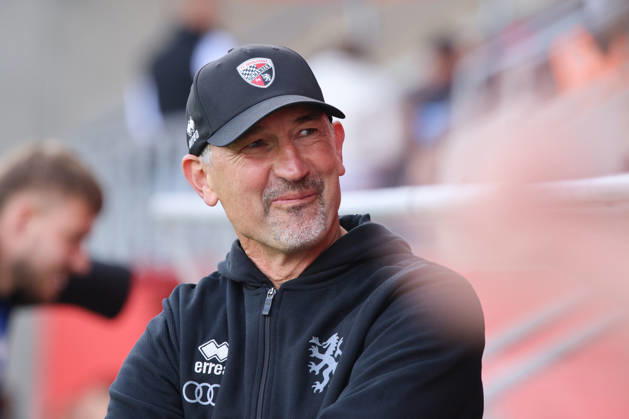 Today marks the first match day for Coach Achim Beierlorzer, head coach of FC Ingolstadt 04, in the game between FC Ingolstadt 04 and SV Wehen Wiesbaden on October 11, 2026, DFB regulations prohibit any use of photographs as image sequences and or quasi-video. GER, Soccer, 3. Liga, Matchday 8, FC Ingolstadt 04 vs. SV Wehen Wiesbaden, October 11, 2026, Audi Sportpark Ingolstadt Copyright: xEibner-Pressefoto OliverxSTRISCHx EP-OSH