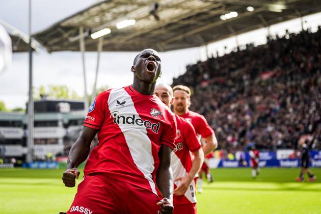 UTRECHT - Yoann Cathline of FC Utrecht celebrates the 1-0 during the Dutch Eredivisie match between FC Utrecht and Willem II at Galgenwaard Stadium on October 11, 2026, in Utrecht, the Netherlands. TOBIAS KLEUVER ANP Eredivisie 2026 27 xVIxANPxSportx xxANPxIVx 572125344 originalFilename: 572125344