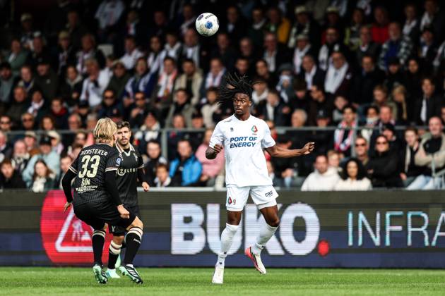 VELSEN - (lr) MatÄ›j Å in of ADO Den Haag, Jelani Seedorf of Telstar during the Dutch Eredivisie match between Telstar and ADO Den Haag at the BUKO Stadium on October 11, 2026 in Velsen, the Netherlands. SONNY LENSEN ANP Eredivisie 2026 27 xVIxANPxSportx xxANPxIVx 572125412 originalFilename: 572125412