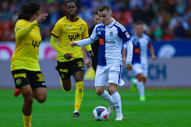 GC Zurich vs. BSC Young Boys, Brack Super League, October 11, 2026, Samuel Krasniqi 17, Grasshopper Club Zurich in the Brack Super League match between Grasshopper Club Zurich (GCZ) and BSC Young Boys (YB) on October 11, 2026, at Letzigrund Stadium in Zurich, Switzerland Zurich Letzigrund Stadium Zurich Switzerland