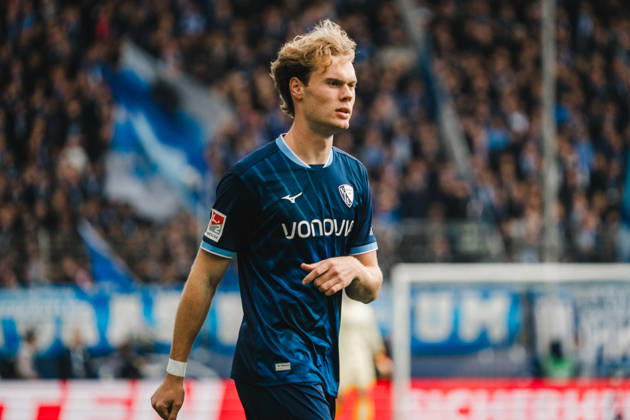 Bochum, Germany, October 11, 2026; 2. Bundesliga 2026–2027, Matchday 7: VfL Bochum 1848 vs. DSC Arminia Bielefeld. Pictured: Mats Pannewig. BOC, DFL, and DFB regulations prohibit any use of photographs as image sequences and or quasi-video. Copyright: xFotostandx xGraebex
