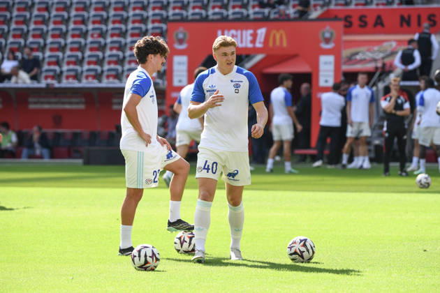 OGC Nice v RC Strasbourg Alsace - Ligue 1 McDonald s 2026 2027 Conrad HARDER of Strasbourg during Ligue 1 McDonald s match between Nice and Strasbourg at Allianz Riviera Stadium on October 11, 2026 in Nice, France. Nice France  Copyright: xIconxSportx 776573383