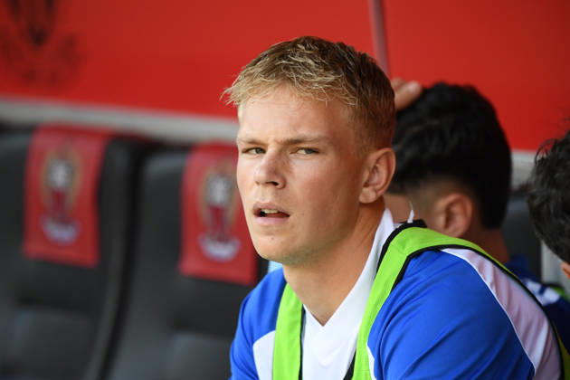 OGC Nice v RC Strasbourg Alsace - Ligue 1 McDonald s 2026 2027 Lucas HOGSBERG of Strasbourg during Ligue 1 McDonald s match between Nice and Strasbourg at Allianz Riviera Stadium on October 11, 2026 in Nice, France. Nice France  Copyright: xIconxSportx 776573383