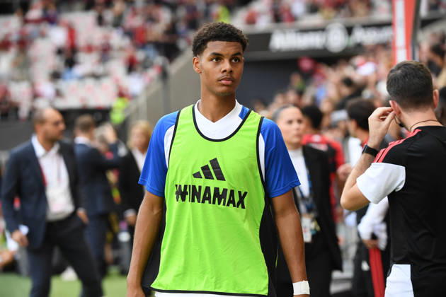 OGC Nice v RC Strasbourg Alsace - Ligue 1 McDonald s 2026 2027 Tyrese NOUBISSIEof Strasbourg during Ligue 1 McDonald s match between Nice and Strasbourg at Allianz Riviera Stadium on October 11, 2026 in Nice, France. Nice France  Copyright: xIconxSportx 776573383