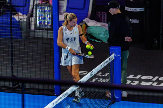 DÜSSELDORF, GERMANY - 11 OCTOBER 2026: Image shows Ariana Sanchez Fallada (ESP) during CUPRA Germany Premier Padel P2 2026 Day 8: Finals at CASTELLO Düsseldorf on 11 10 2026 in Düsseldorf, Germany. Germany Copyright: xFröhlichxPascalx