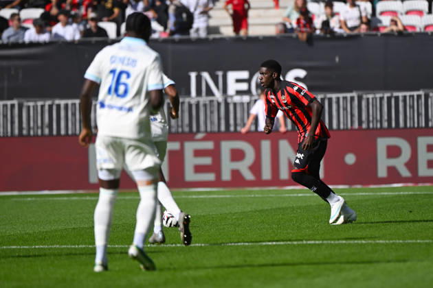 FOOTBALL : OGC Nice VS RC Strasbourg Alsace - Ligue 1 McDonald s - 11 10 2026 Djibril Coulibaly (OGCN) - Ligue 1 McDonald™s match between OGC Nice and Racing Club de Strasbourg Alsace on October 11, 2026 at the Allianz Riviera Stadium in Nice. NiceFrance  Copyright: xWilliamxCannarellax