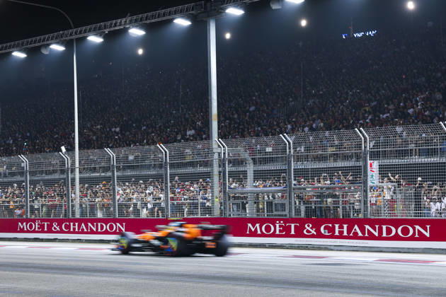 F1 - SINGAPORE GRAND PRIX 2026 MoÃ«t & Chandon branding illustration during the 2026 Formula 1 Singapore Grand Prix, 17th round of the 2026 Formula One World Championship, WM, Weltmeisterschaft from October 9 to 11, 2026 on the Marina Bay Street Circuit, in Singapore, Singapore - SingaporeSingapore  Copyright: xDPPIx