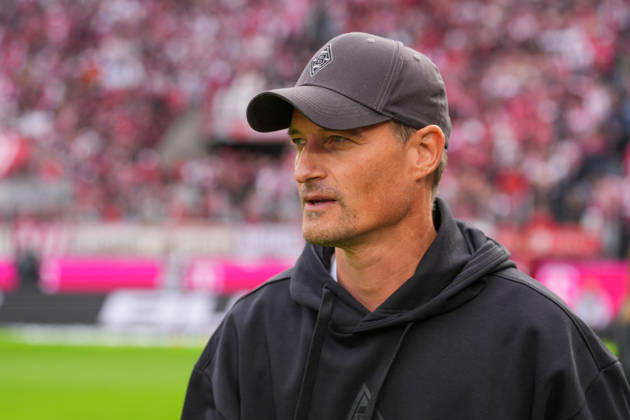 October 11, 2026, xydrx, Men s, Soccer, Bundesliga 1, 1. FC Köln vs. Borussia Mönchengladbach, 2026–2027 season, RheinEnergieSTADION Alexander Blessin, Head Coach of Borussia Mönchengladbach. DFB regulations prohibit any use of photographs as image sequences and or quasi-video. Copyright: HMBxMedia YannisxDreimann