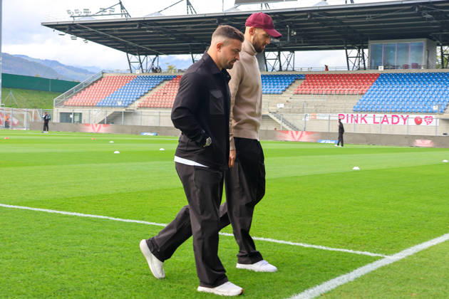 Liechtenstein Brack Super League 2026–2027, Matchday 10, October 11, 2026, 4:30 p.m. FC Vaduz vs. FC Basel 1893 Rheinpark Stadium, Vaduz, Liechtenstein Xherdan Shaqiri and Mirko Salvi Vaduz Rheinpark Stadium, Vaduz, Liechtenstein Copyright: xAmiirxAmedjouax