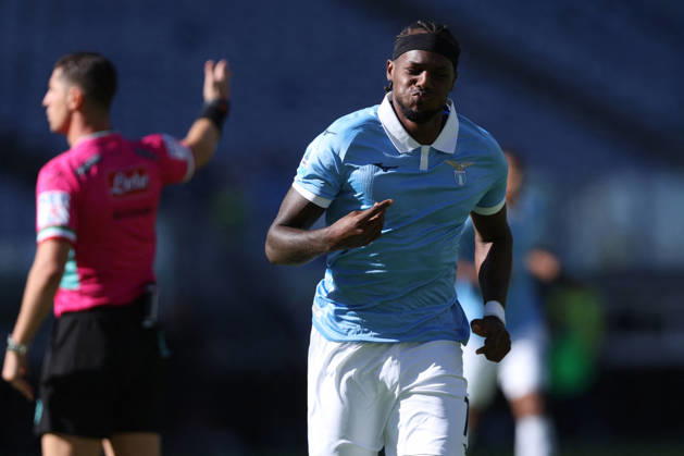 SOCCER - Serie A - SS Lazio vs. AC Monza Photo by IPA ABACAPRESS.COM89549564 - Rome, Italy - October 11, 2026: Nuno Albertino Varela Tavares (Defender) of Lazio scores a goal and celebrates with his teammates during the 2026-2027 Italian Serie A - Enilive Championship soccer match between SS Lazio and AC Monza at the Olympic Stadium in Rome. Rome Italy Copyright: xIPAxSport ABACAx